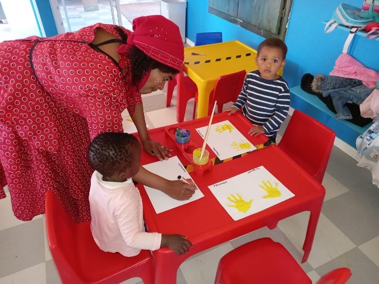 Early childhood development work by Enlighten Education Trust